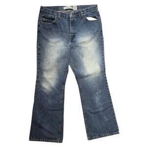 GAP Women's Flare Jeans Size 16 Faded Wash Distressed‎ Bootcut Denim